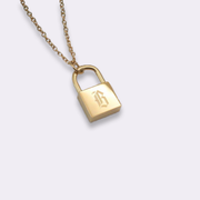 Solvani™ Initial Lock Necklace